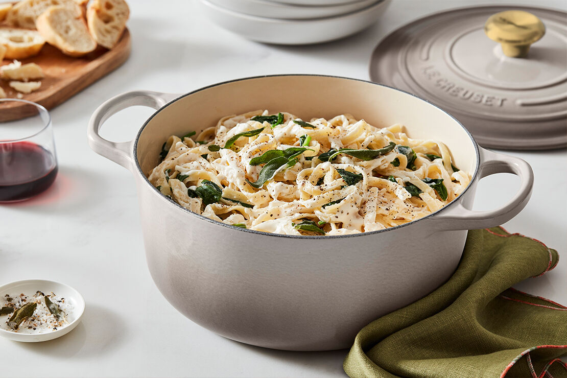 意大利檸檬菠菜奶油寬麵